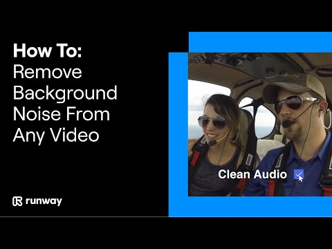 Runway for Online Tools for Removing Noise