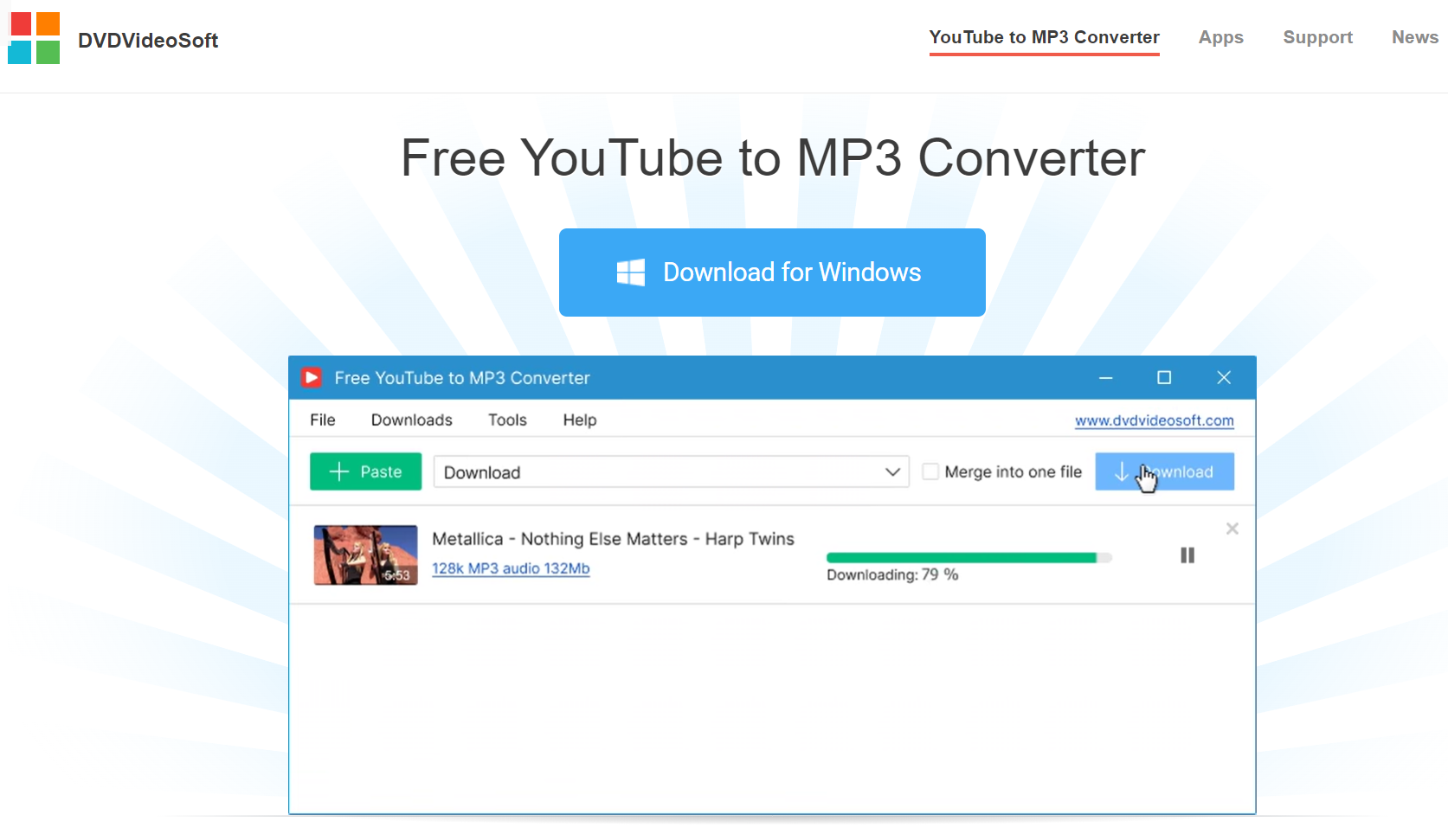 DVDVideoSoft YouTube to MP3 Converter for YouTube to MP3 Converters