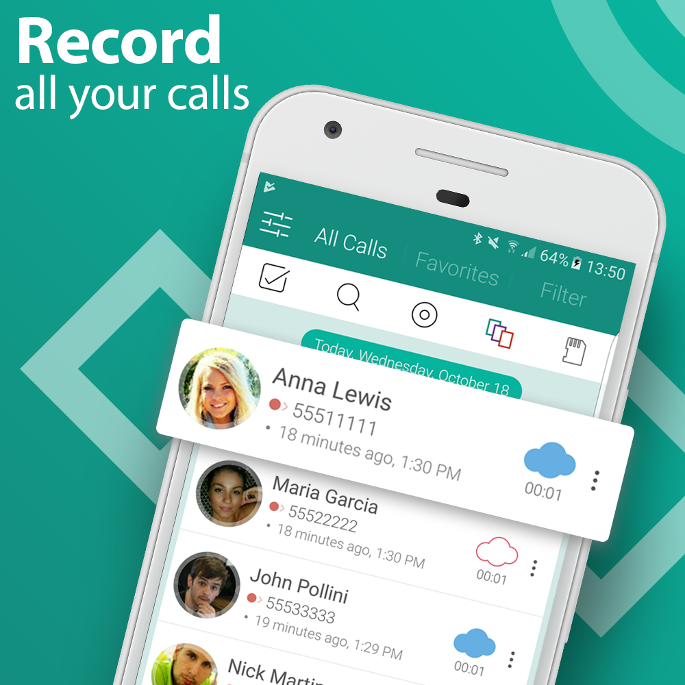 Automatic Call Recorder Interface