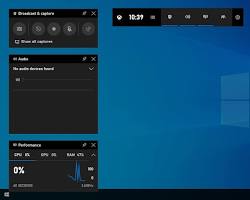 Image of Windows Key + G keyboard shortcut