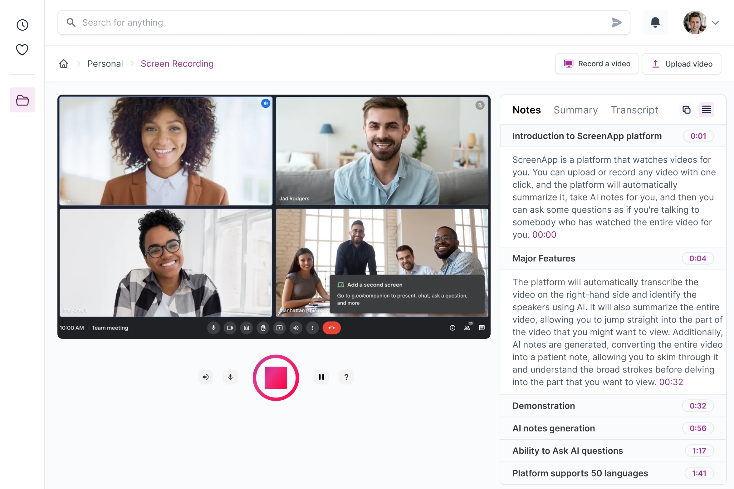 66e1c485ea7bb519e2f9205f 65d2ddbf4f1e37947c90dcec Hero 20meeting 20recorder