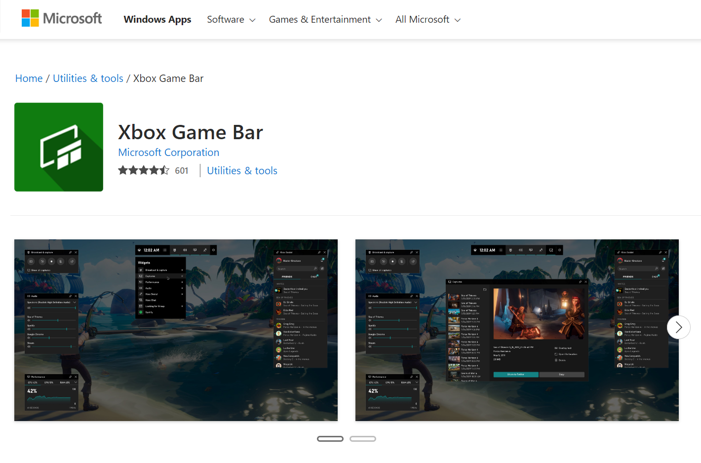 Xbox Game Bar for  Clipping Software for Gaming