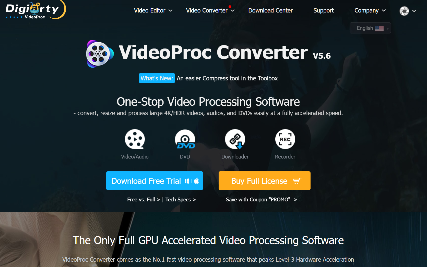 VideoProc for  Clipping Software for Gaming