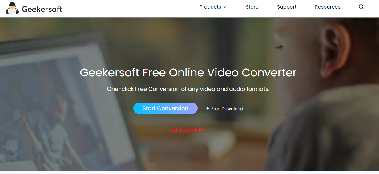 Geekersoft Free Online Video Converter for YouTube to FLAC Converter and Downloader