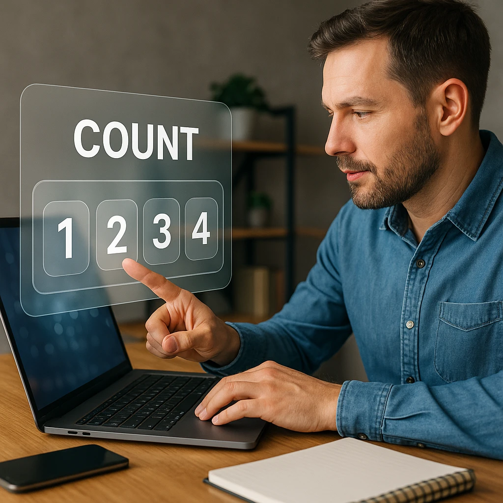 Professional using multiple remote job sites on a laptop