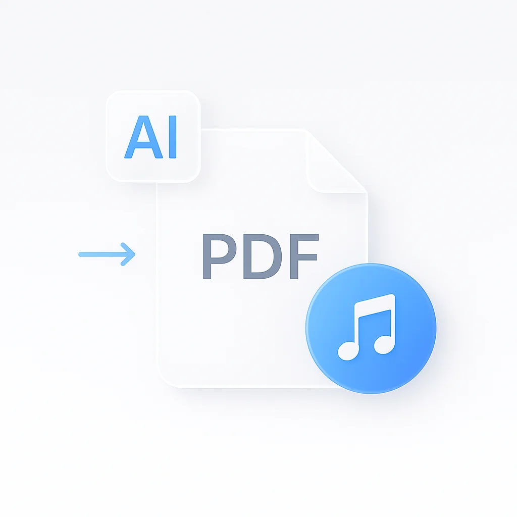 Featured image for The Best AI PDF to MP3 Converters in 2025 (Free & Paid)