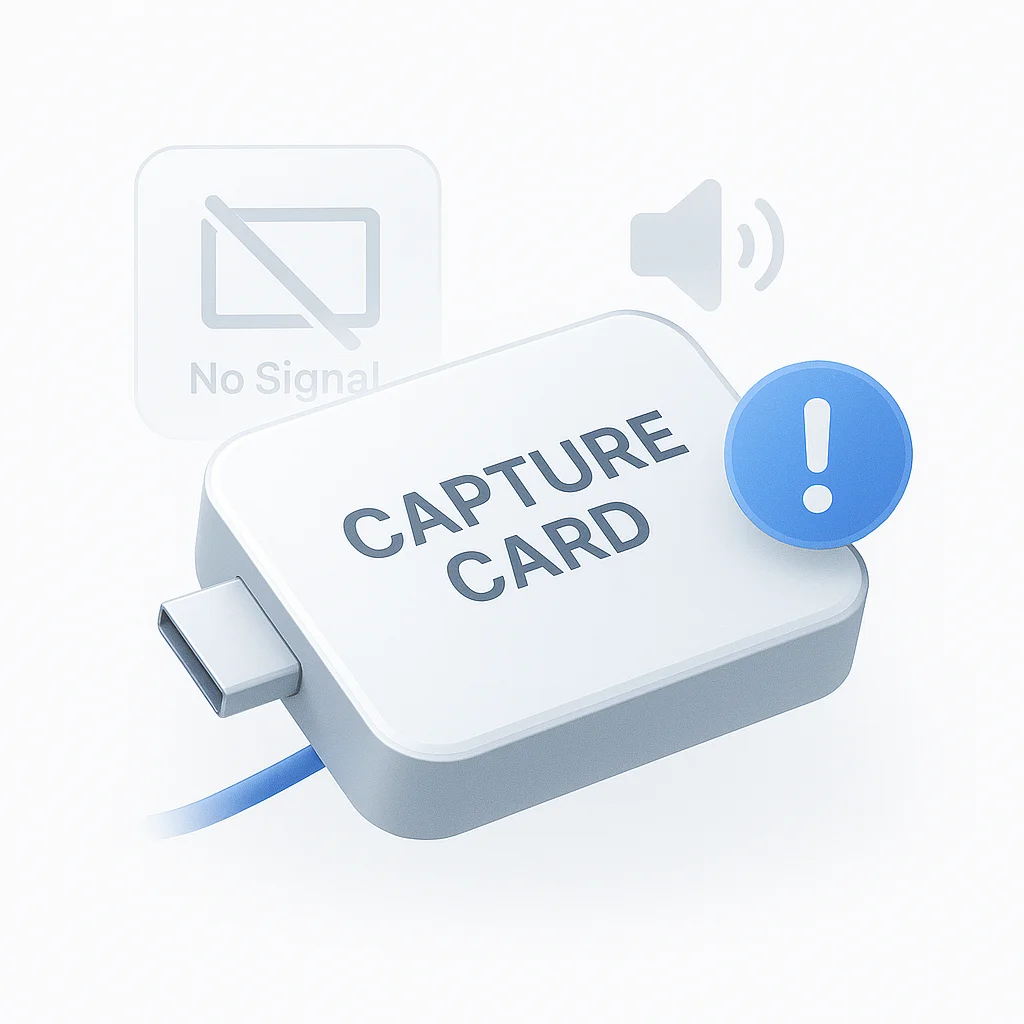 Capture Card Not Working? 8 Common Problems & How to Fix Them (2025)